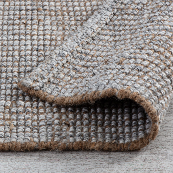 Kline Hand Loomed Gray/Beige Rug Birch Lane